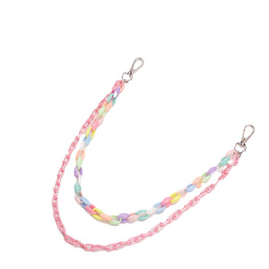 Hip Hop Double Layer <b>Pants</b> Chain Colorful Acrylic Waist Chain For Daily Wear Street Style Accessory - Product Image 5