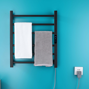 <span class=keywords><strong>Toallero</strong></span> Eléctrico Inteligente Ajustable con Temperatura Constante, Calefacción Giratoria, Acero Inoxidable, 4 Barras, para Baño - Product Image 1