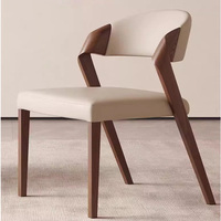 Chaise de salle à manger pliable en bois massif, écologique, au design moderne, pour la maison, le bureau et la salle à manger