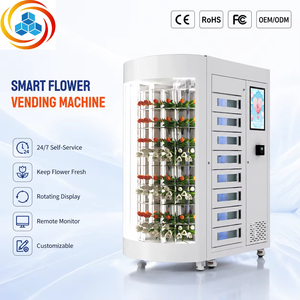 Distributeur automatique de roses avec SDK, casier réfrigéré pour bouquets, 48 emplacements, paiement multi-mode - Product Image 1