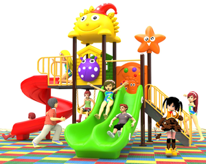 TRUST Équipement <span class=keywords><strong>de</strong></span> parc d'attractions extérieur pour enfants et parents, toboggan arc-en-ciel en acier et plastique, capacité 100-500 kg - Product Image 2