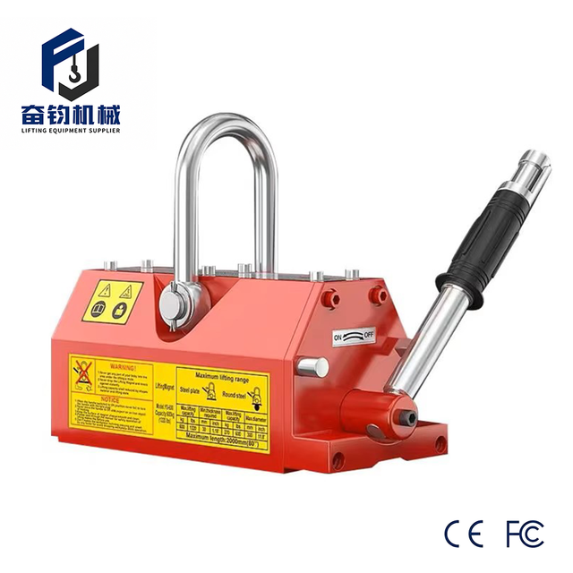 Industrial Grade Portable Neodymium Magnetic Lifting Hoist Heavy Duty Permanent Magnet Adjustable Load Capacity 10T