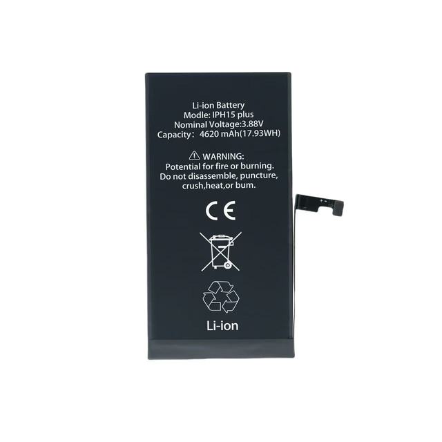Factory Wholesale XYNOEM 4620mAh Pure Cobalt Core Rechargeable Battery for 15 Plus High Capacity Mobile Phone 12 Months