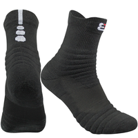 Chaussettes en tricot d'automne absorbantes et respirantes avec broderie, design personnalisé, logo imprimé, bordure et bas du chaussette, impression numérique pour jeunes