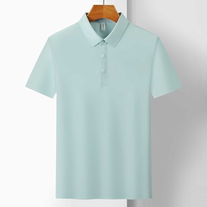 Women's Polo Shirt Sky Blue Nylon Breathable Summer Wear - Product Image 2
