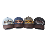 Topi Baseball OEM/ODM Bordir Logo Custom Grosir 6 Panel Topi Katun Adjustable untuk Olahraga