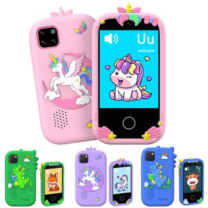 Jumon <b>Kids</b> Mobile Phone Cartoon HD Camera Toy 2.8-inch <b>Kids</b> Baby <b>Kid</b> Gift Camera with Game <b>Alarm</b> <b>Clock</b> Rechargeable Gift Photo - Product Image 1