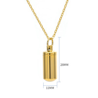 Flacon de parfum pour stockage d'huiles essentielles ; Collier d'aromathérapie en cuivre en stock avec chaîne en bambou – Meilleures ventes Europe et États-Unis (vente transfrontalière)