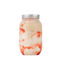 Botol Minuman PET Mini Persegi Anti Bocor Tutup Aluminium Tahan Panas Desain Hotfill 1000ml untuk Teh Susu, Jus, Soda, Minuman Energi
