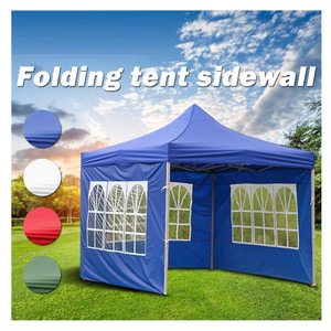 Abri pliant instantané de haute qualité en tissu Oxford 300D 600D avec 4 parois latérales, <span class=keywords><strong>filet</strong></span> bleu, tente pop-up <span class=keywords><strong>10x10</strong></span> - Product Image 2