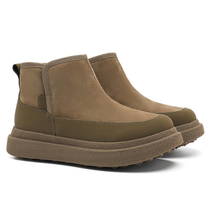 Botas de nieve suaves y cálidas para invierno para hombre, botas de nieve de suela gruesa, antideslizantes, resistentes al desgaste, novedad - Product Image 3