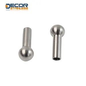 Multifunction Usage Wire Rope Accessory Stainless Steel Ball Head Terminal