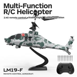 Helicóptero de Control Remoto LM19-F 2.4G de 3.5 Canales, Modelo de Avión a Prueba de Caídas, Juguete de Control Remoto para Niños - Product Image 3