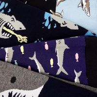Chaussettes habillées à motifs amusants pour hommes Funny Novelty Crazy Design Cotton Socks Gift for Men