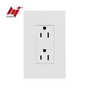 Wall Type Outlet American Wall Outlet UL And CUL Listed Receptacle