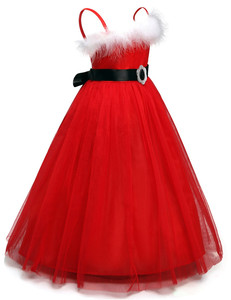 Kızlar noel partisi elbise çocuklar için kardan adam noel baba noel Cosplay prenses kostüm çocuk yeni yıl Tutu balo elbisesi elbise - Product Image 4