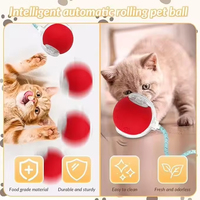 YZS Smart Cat Balls Mascotas électriques Interactive Speedy Tail Cat Toy Ball Pet Interactive & Movement Toys