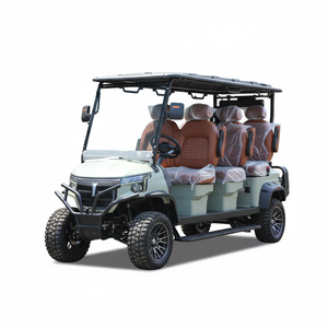 Véhicule <span class=keywords><strong>de</strong></span> <span class=keywords><strong>golf</strong></span> électrique surélevé 6 places, 48V Lithium, certifié CE, 4 roues, couleur personnalisable – Offre Spéciale - Product Image 1