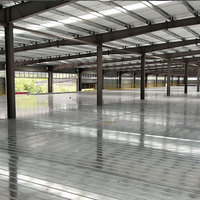 Plateforme industrielle en acier laminé à froid pour mezzanine, avec protection anticorrosion et conception modulaire, pour l'extension de la capacité d'entreposage
