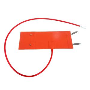 Calentador de banda flexible eléctrico personalizado Termostato manual Tubo de goma de silicona Componentes de núcleo de correa de calefacción - Product Image 4