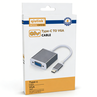 Convertidor compacto USB tipo C a VGA, adaptador de vídeo 1080P 60Hz, compatible con Thunderbolt 3 para Chromebook Surface y dispositivos Android