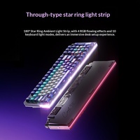 Clavier de jeu mécanique Dareu COOL98 avec éclairage RGB, interrupteurs magnétiques spéciaux Star Ring Delta-Wall et fonction SOCD