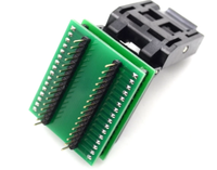 Adaptador de programador TQFP32 QFP32 a DIP32 IC, toma de prueba de Chip SA663, circuitos integrados de asiento ardiente