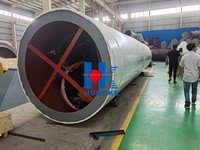 Usine de traitement des déchets solides du sol à petite échelle |   Four rotatif 2.0*18m |   Système de pyrolyse de laboratoire 22 kW avec refroidisseur 1,2 x 12 m |   Boîte de vitesses |