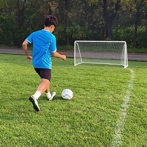 <span class=keywords><strong>But</strong></span> de football portable avec cadre en acier léger 213 cm, équipement d'entraînement pour jardin - Product Image 2