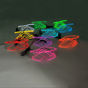 <span class=keywords><strong>Gafas</strong></span> Luminosas Inalámbricas <span class=keywords><strong>de</strong></span> PVC Zhizunlin, 10 Colores, LED Brillantes, para Halloween, Navidad, Pascua, Día del Padre, <span class=keywords><strong>Gafas</strong></span> Intermitentes para Fiestas - Product Image 1