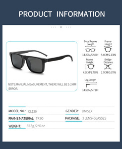 Sunray Magnetic Clip On Polarized TR <b>Frame</b> Silicone Temple Upscale Detachable Flip Up Sunglasses For Men Outdoor - Product Image 5