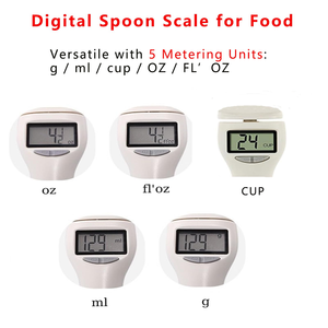 Báscula Digital para Comida <span class=keywords><strong>de</strong></span> Perros y Gatos con Pantalla LCD <span class=keywords><strong>de</strong></span> 800g/1g, Funciona con Batería, Tazas Medidoras <span class=keywords><strong>de</strong></span> Plástico para Cocina, Cuchara con Función <span class=keywords><strong>de</strong></span> Tara Automática, 280ml <span class=keywords><strong>de</strong></span> Capacidad - Product Image 4