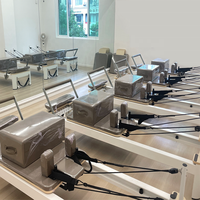 Commercial Gym Studio Pliant Reformador Équipement Pliable Maquina Cama De Lits Pliables Machine En Aluminium Pilates Réformateur
