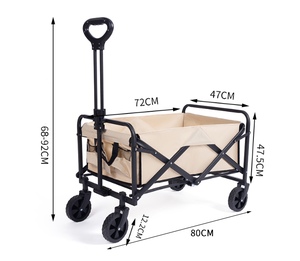 Carro plegable para acampada, carro de acampada, carro plegable para playa, carro utilitario - Product Image 6