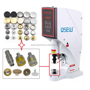 QS-818DL Servo Motor All in One <strong>Snap</strong> <strong>Button</strong> Attaching Fastener <strong>Machine</strong> Eyelet <strong>Machine</strong> Sewing <strong>Machine</strong>