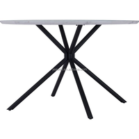 Meubles de salle à manger ronds sur mesure, table en verre céramique, ensemble de table et de chaises de style nordique pour la maison et les restaurants
