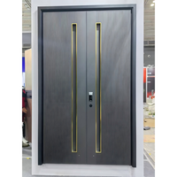Porte de sécurité en acier galvanisé avec revêtement anti-UV, prévention incendie, antivol, étanche pour supermarché, hall, hôpital, extérieur