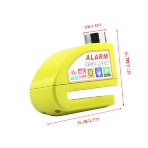 Candado de Disco con Alarma ZUQING de 83.1mm, Impermeable, Antirrobo para Motocicleta, con Alarma de 110dB y Diseño de Presión - Product Image 1