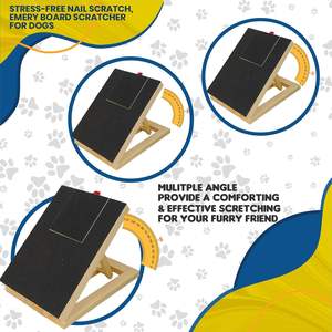 Tedavi kutusu ile ahşap köpek tırnak çizik kurulu köpek pençe tırnak çizik ped evcil hayvan tırnak dosya kurulu kırpma <span class=keywords><strong>Scratcher</strong></span> - Product Image 3