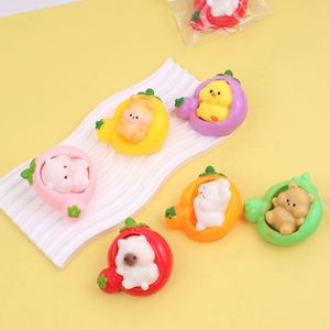 Creative Cute Fruit Cute Grain <b>Small</b> Animal Figurines Micro-landscape DIY Decorations <b>Blind</b> Bag Accessories Resin Craft - Product Image 2