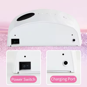 โคมไฟเล็บ <span class=keywords><strong>UV</strong></span> LED แบตเตอรี่ในตัว96W พลังงานสูงพร้อมดีไซน์เฉพาะสำหรับร้านเสริมสวย - Product Image 5