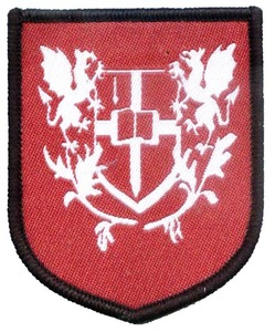 Parche de ropa tejido personalizado de alta calidad, insignias tejidas de satén, parche tejido para ropa - Product Image 1