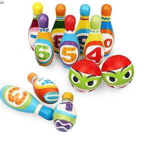 Nouveau Produit Ensemble de Jeu de <span class=keywords><strong>Sport</strong></span> d'Intérieur <span class=keywords><strong>pour</strong></span> Enfants Balle Interactive Jouet Soft Pu Jeu de Bowling Jouets - Product Image 1