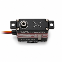 XQ-POWER XQ-S2210F Servo numérique sans noyau ultra-étroit 10 mm 26 g, vitesse rapide 0,11 s, engrenages métalliques, étanche pour avion RC et drone FPV