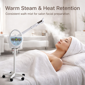Nuovo Vaporizzatore Facciale Digitale Cosmetico all'Ozono con Stativo Macchina per la Pulizia Profonda della Pelle - Product Image 5