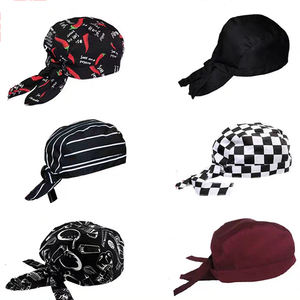 Chapeau de chef réglable pour restaurant, hôtel, cuisine, serveur, bar, bandana, chapeau de <span class=keywords><strong>pirate</strong></span>, chapeau de cuisinier pour hommes et femmes - Product Image 4