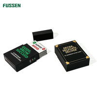 FUSSEN Service Complet Personnalisé – Jeu de Cartes de Guidage Haut de Gamme Étanche – 52 Cartes avec Boîte d'Assemblage et Lamination Mate Éponge