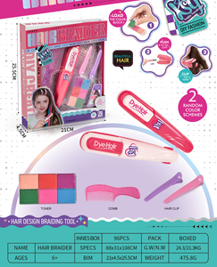 AiJH Kit de coloration capillaire DIY, ensemble de jeu pour filles, crayons de couleur lavables, peigne à craie pour cheveux, coloration temporaire, jouets en gros - Product Image 5
