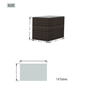 Ensembles modernes <span class=keywords><strong>de</strong></span> salle à manger d'extérieur et <span class=keywords><strong>de</strong></span> <span class=keywords><strong>jardin</strong></span> Chaise longue en rotin Ellipse Elise populaire grand lit <span class=keywords><strong>de</strong></span> repos <span class=keywords><strong>avec</strong></span> <span class=keywords><strong>housse</strong></span> en osier - Product Image 6