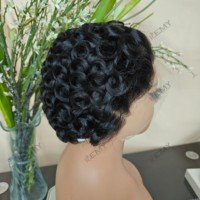 Kemy-Peluca de cabello humano vietnamita para mujer, pelucas de cabello natural con encaje frontal Remy transparente HD